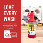 Pro's Choice Red 1 Food Dye Color Remover, Fabric Stain Remover for Kool Aid or Synthetic Food Colors/Dyes, Red Wine Stain Remover for Clothes Laundry, Carpet and Couch, Spot Removal Solution (32 oz)