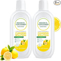Floor Cleaning Solution Compatible with Tineco – Lemon Floor Cleaner – Long-Lasting, Zesty Scent – For All Cordless Wet/Dry Vacuum Mop Cleaner & Robot Vacuums with Mopping (2 Bottle)