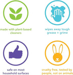 Method All-Purpose Cleaner Spray, French Lavender, Plant-Based and Biodegradable Formula Perfect for Most Counters, Tiles and More, 28 Fl Oz, (Pack of 8)