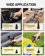Fanttik B10 Pro Max Electric Air Duster, 130000RPM Brushless Motor, Compressed Air Duster, 6 Gears Adjustable, One-tap Booster, 28.8Wh Rechargeable Battery, Electric Duster for PC, Car, House, Outdoor
