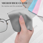 Navona 20 Pack Glasses Cleaning Cloth（5.7in * 6.8in） - Premium Microfiber Cleaning Cloth,Reusable Glasses Wipes,Washable,Ultra Soft, for Eyeglasses, Phones,Cameras & More