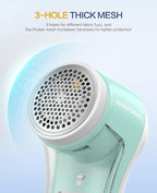 BEAUTURAL Fabric Shaver, Rechargeable Lint Remover for Clothes, Electric Lint Shaver with 6-Leaf Blades, Sweater Shavers to Fuzz, Lint Balls, Pillings, Bobbles for Clothes and Furniture