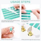 Sticky Mounting Putty for Wall Hanging Removeable Repositionable Adhesive Poster Non Marking Tacky Adhesive for Picture Hanging Crafts（Green,192）