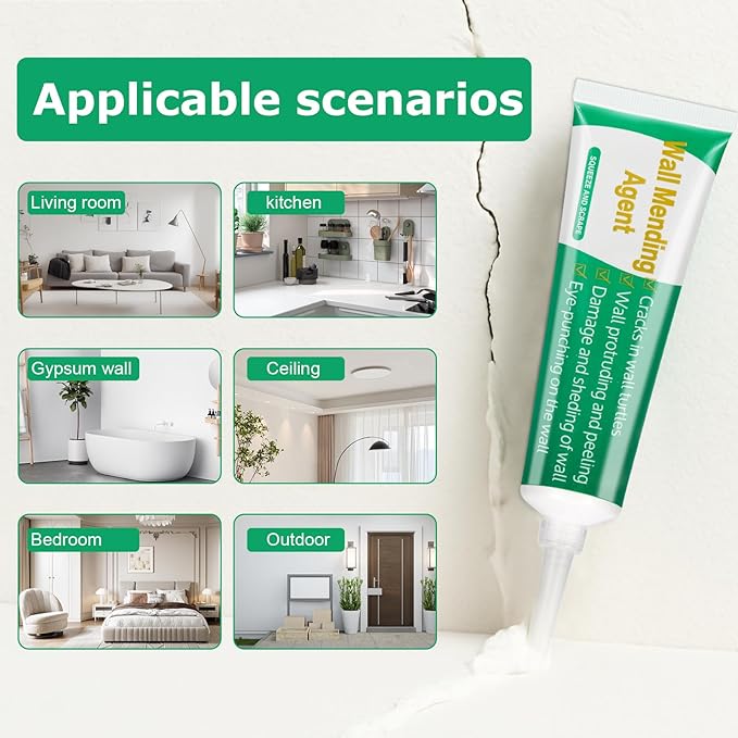 Drywall Repair Kit, 3 Pack Wall Repair Paste, Wall Mending Agent,Wall Surface Hole Fill Quick and Easy Solution