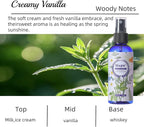 Natural Bedroom Linen Spray Scented Room Mist with Plant Extracts Long Lasting Freshness for Sheets, Pillows & Curtains – 4oz（4Bottle）