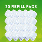 Scrubbing Bubbles Flushable Toilet Bowl Wand Cleaner Refills, Fresh Brush Cleaner Toilet Refill Pads, Removes Limescale & Odors, Citrus Scent,20 Count (Pack of 4)
