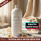 R&W CO. Original 32 oz Premium Mop Soap Royalty Scented, Gentle Floor Cleaner for all Surfaces, Non-Toxic, Pet and Skin Safe Formula, Streak-Free Shine