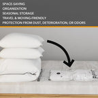 SpaceAid 14 Pack Vacuum Storage Bags with Electric Air Pump, Space Saver Sealer Compression Bags for Comforters, Blankets, Pillows, Bedding, Clothes (4 Jumbo/4 Large/3 Medium/3 Small)
