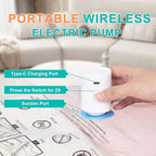 Vacuum Storage Bags with 3000Pa Wireless Pump for Travel, 12 Pack Vacuum Seal Bags for Clothing Travel, Compression Vacuum Bags for Clothes,Luggage,Blankets(4 Large, 4 Medium, 4 Small)