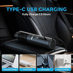 Cordless Car Vacuum, 4-in-1 Portable Mini Handheld Vacuum, 20000pa Suction Power, Upgraded Smart Display, 2 Suction Modes for Lightweight Air Dust Buster for Travel, Office, Home & Pet Hair