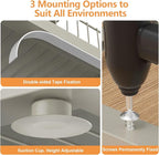 Under Sink Organizer, High Adjustable 2 Tier Under Kitchen Sink Organizer, Multi-Purpose Storage Shelf for Kitchen Bathroom Cabinet, Gray