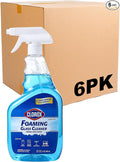 Clorox Foaming Glass Cleaner Trigger Spray, Streak Free No Drip Formula for Windows, Mirrors, and Glass Surfaces, All Purpose Household Cleaning Spray in Fresh Scent , 32 Ounce - 6 Pack
