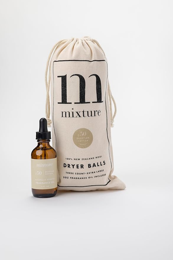 Mixture No 50 Egyptian Cotton Wool Dryer Balls 3-Pack