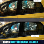 Gliptone Glass Cleaner Kit, Streak-Free Shine, Ammonia-Free, Quick Drying, Includes Glass Cleaner, Glipscrub Sponges & Softouch Waffle Microfiber Towels, Safe on Tint & Hard Surfaces