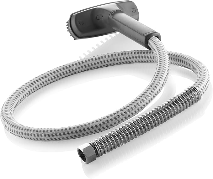 Reliable VIVIO 120GC Garment Steamer - 1300W Professional Steamer for Clothes with Fabric Brush, Standing Garment Steamer with Fabric Covered Steam Hose, 2 Hours Continuous Steam 2 Minute Heat-Up Time