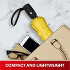 REPEL Windproof Travel Umbrella - Compact & Withstands Winds up to 85MPH , Strongest Premium Auto Folding Umbrella for Rain and Sun - Durable, Light & Portable for Women & Men , Fits Backpack & Cars