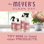 Mrs. MEYER'S Variety, 1 Room Freshener, 8 OZ, 1 Liquid Dish Soap, 16 OZ, 1 Liquid Hand Soap,12.5 OZ, 1 Multi-Surface Cleaner 16 OZ, 1 CT (Rose)