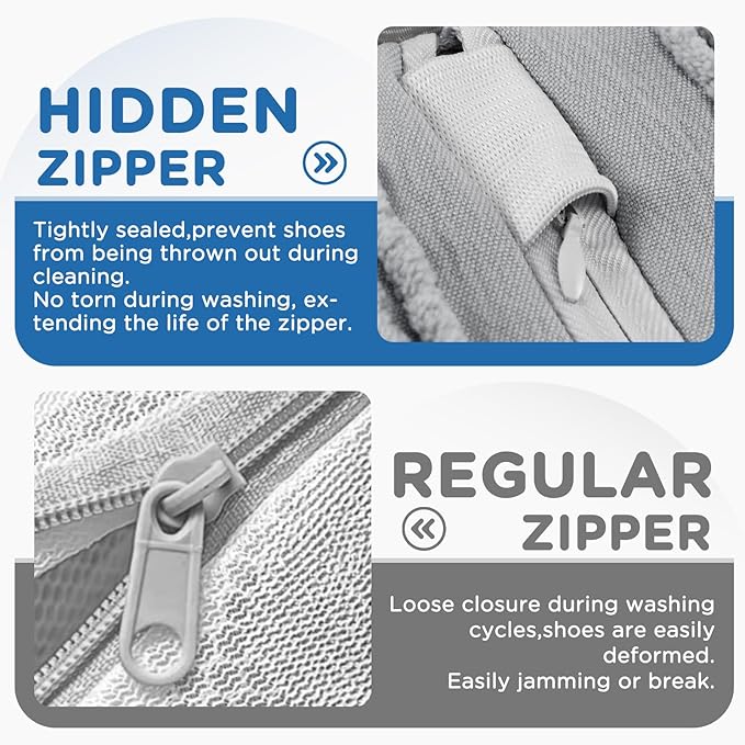 Shoe Washing Machine Bag,Shoe Laundry Bags for Sneakers, Reusable Shoe Cleaning Bag for All Shoe Sizes