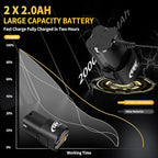 Cordless Drill Tool Set, 18V Brushless Compact Power Drill Kit with 2 Battery, 120 PCS Household Tool Kit with Driver Taladro, Men Electric Taladros Inalámbricos for Daily Home Repair