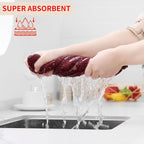 Homaxy 100% Cotton Waffle Weave Kitchen Dish Cloths, Ultra Soft Absorbent Quick Drying Dish Towels, 12 x 12 Inches, 12-Pack, Burgundy