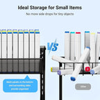 Under Sink Organizer, 2-Tier Metal Under Sink Organizers and Storage, Slide Out Pull Out Cabinet Organizer for Kitchen, Bathroom, Pantry, Laundry, Study, Black