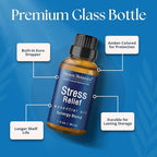 Stress Relief Essential Oil Blend 30 ml - Stress Relief & Calm Essential Oil for Diffusers & Aromatherapy - Promotes Relaxation & Rest - Nexon Botanics