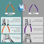 RUITOOL Model Nippers, Model Tools for Advancers to Repair and Fix Plastic Models, Ultra-thin Single Blade Model Nipper, Non-slip Grip 4.7 Inch Sprue Cutter for Plastic Model Building