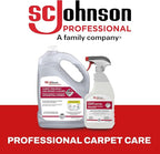 SC Johnson Professional Carpet Pre-Spray and Bonnet Cleaner, Carpet Cleaner Pre-Spray, 1 Gallon, 4 Count, for Professional Use Only