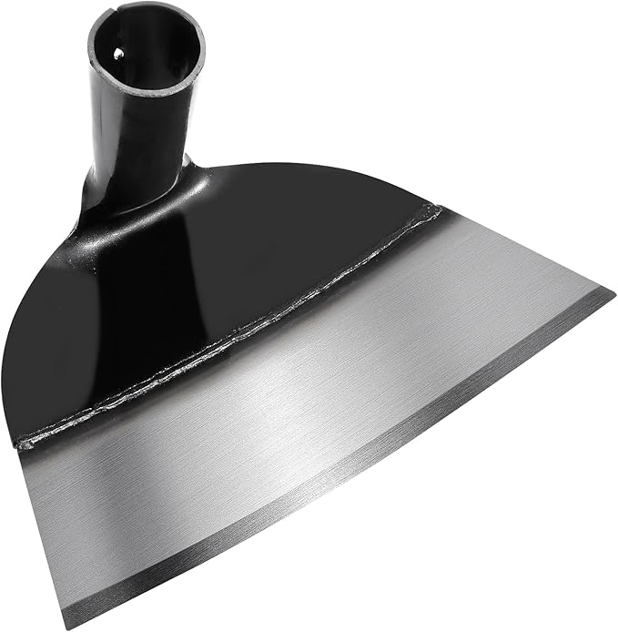 Garden Hoe Head, Hand Hoe Garden Tool for Weeding Replacement Handheld Grub Hoe Head Round Eye Hoes Planting Digging Tool Weeding Loosening Soil Hoe Head, Without Handle 9.25 X 5.90 X 4.33 Inches