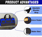 FASTECH 22in Tool Organizer With Adjustable Shoulder Strap, Waterproof Heavy Duty Bag For Men/Women, Wide Mouth For Screwdrivers, Pliers, Nut Drivers