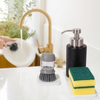 2 PCS Water Absorbing Stone Tray for Sink, Diatomite Bathroom Tray Quick Dry Dish Soap Holder Kitchen Sink Organizer for Modern Home Decor - White