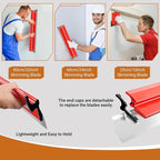 DEKEones Drywall Skimming Tools Set with 10”24”32” Skimming Blades, a Paint Roller, a Extension Pole and 3 Kinds of Putty Knife Tools for Smoothing Wall and Ceiling