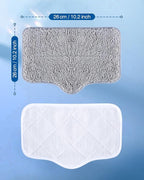 LABIGO Steam Mop Replacement Pads - 6 Pack Machine Washable Microfiber Cloths, Reusable Cleaning Pads