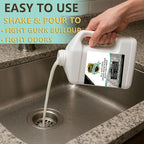 Natural Armor Enzyme Drain Maintainer - Quart Drain Cleaner with Natural Enzyme Power to Prevent Buildup & Odors - Safe for Sinks, Showers, Grease Traps & Septic - Non-Toxic Formula, 2.5 Gallon Case