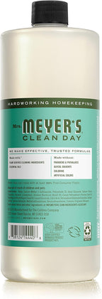 MRS. MEYER'S CLEAN DAY Multi-Surface Cleaner Concentrate, Use to Clean Floors, Tile, Counters, Basil, 32 fl. oz (Pack of 2)