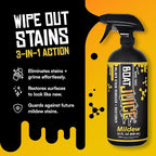 Boat Juice Mildew Stain Remover & Restorer Boat Cleaner | Marine-Grade Boat Mold & Mildew Remover for Vinyl Seats, Upholstery, Cushions & Interior | Fast-Acting, Mango Tango Scent | Made in USA (32oz)
