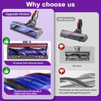 Lemige V8 V11 Vacuum Head Replacement for Dyson V7 V8 V11 V15 Animal V10 Cyclone Cordless Vacuum Cleaner, Upgrade Quick Release Motor-Head Brush Roller
