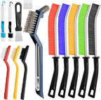 13PCS Crevice Cleaning Brush Set,Multifunctional Hard Bristle Crevice Cleaning Brush Tools for Kitchen, Bathroom, Cup,Window (13)