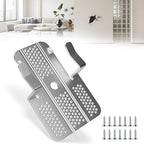 Drywall Repair Clips,Easy Install Drywall Clips 1/2 Inch,Professional Hole Repair Patch Kit for Wall and Sheetrock, Strong Metal Backing Clips with Screws for Home Improvement(Silver-52)