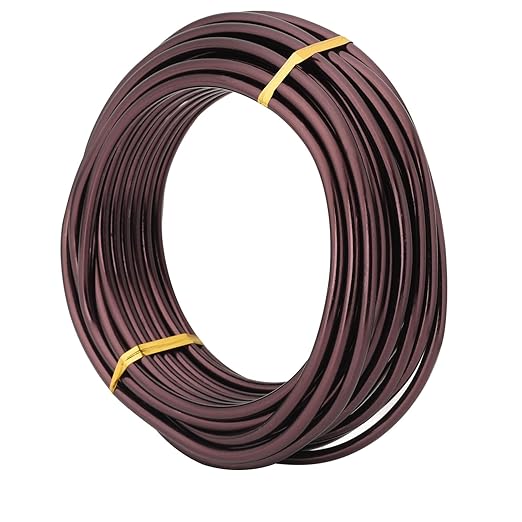 Bronze-4.0-Anodized Aluminum Bonsai Training Wire 250g Large Roll,Many Size to Choose,KSVZS Bendable Metal Wire for Crafts,Sculpting,Armature and Daily Use,Necessities for Family