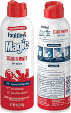 MAGIC Static Remover, Pack of 4 - No More Cling Static Spray, Eliminates Static Cling, Anti-Static Spray for Clothes, Furniture & Car - Static Free Spray, Controls Pet Hair (6 oz.)