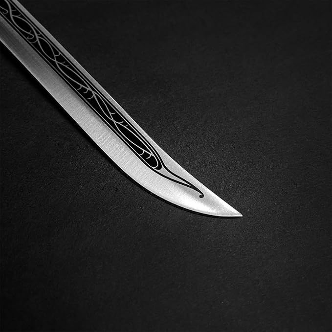 Otakumod 11" Fantasy Medieval Elvish Dagger. For Collection, Gift or Cosplay Renaissance Characters A Fair (Silver)