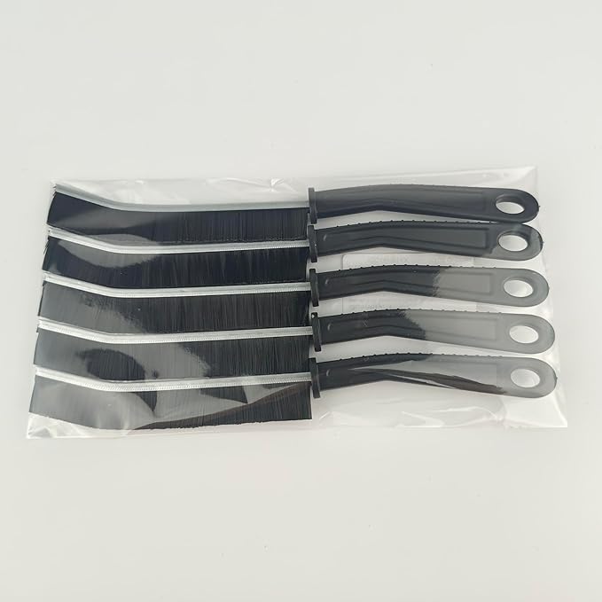 Bathroom Cleaning Brush,Premium Cleaning Tool Aluminum Support with 15° Angle, Thin Cleaning Brush for Home Kitchen (5PCS)