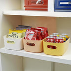 7PCS Drawer Organizer Bins, Small Plastic Storage Bins Storage Containers for Snack Makeup Kitchen Pantry Bathroom Cabinet Organization and Storage Bin Organizing Boxes