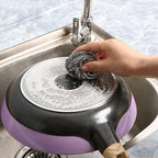 40 Pack Steel Wool Scrubber Pads, Stainless Steel Scrubber, Scrubbing Scouring Pad, Steel Wool Scrubbers for Pots and Pans, Stoves,Broiler Racks,Grills and More
