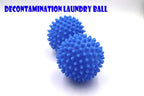 FGen 4pcs Housework Cleaning Artifact Washing Machine Decontamination Green Laundry Ball