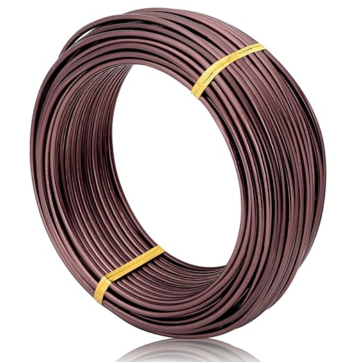 Bronze-2.5-Anodized Aluminum Bonsai Training Wire 250g Large Roll,Many Size to Choose,KSVZS Bendable Metal Wire for Crafts,Sculpting,Armature and Daily Use,Necessities for Family