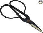 BambooMN Brand - 7.25" Black Bonsai Shear - 3 Shears