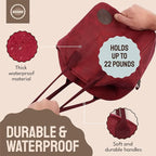 ASEBBO Insulated Lunch Bag for Women & Men (Passion Red)