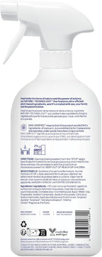 ATTITUDE Kitchen Cleaner Spray, EWG Verified, Powerful Degreaser, Cuts Grease & Grime, Plant-Based & Vegan, Citrus Zest Scent, 27.1 Fl Oz (Pack of 6)